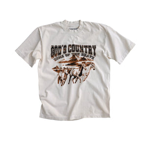 "God's Country" Heavyweight T-Shirt (Desert)