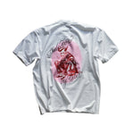 Load image into Gallery viewer, &quot;Smile Now Cry Later&quot; Heavyweight Pocket T-Shirt (White)
