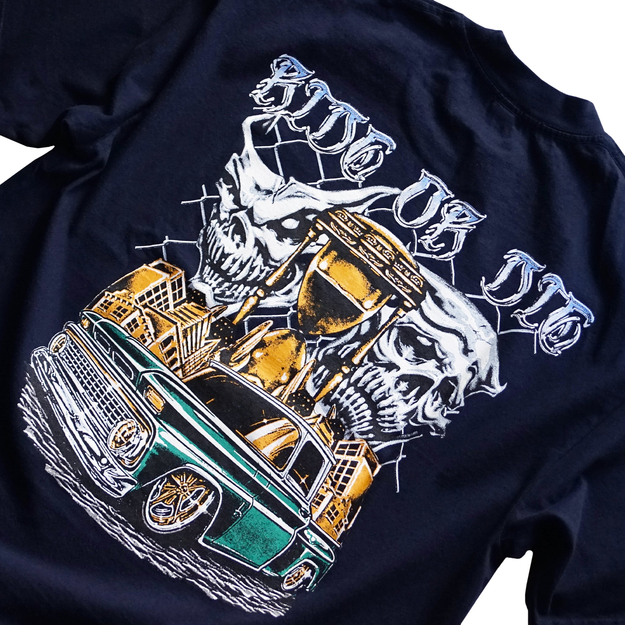 "Ride or Die" Heavyweight T-Shirt (Navy)
