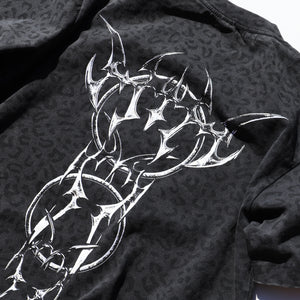"Looking Sharp" Heavyweight T-Shirt (Vintage Leopard)