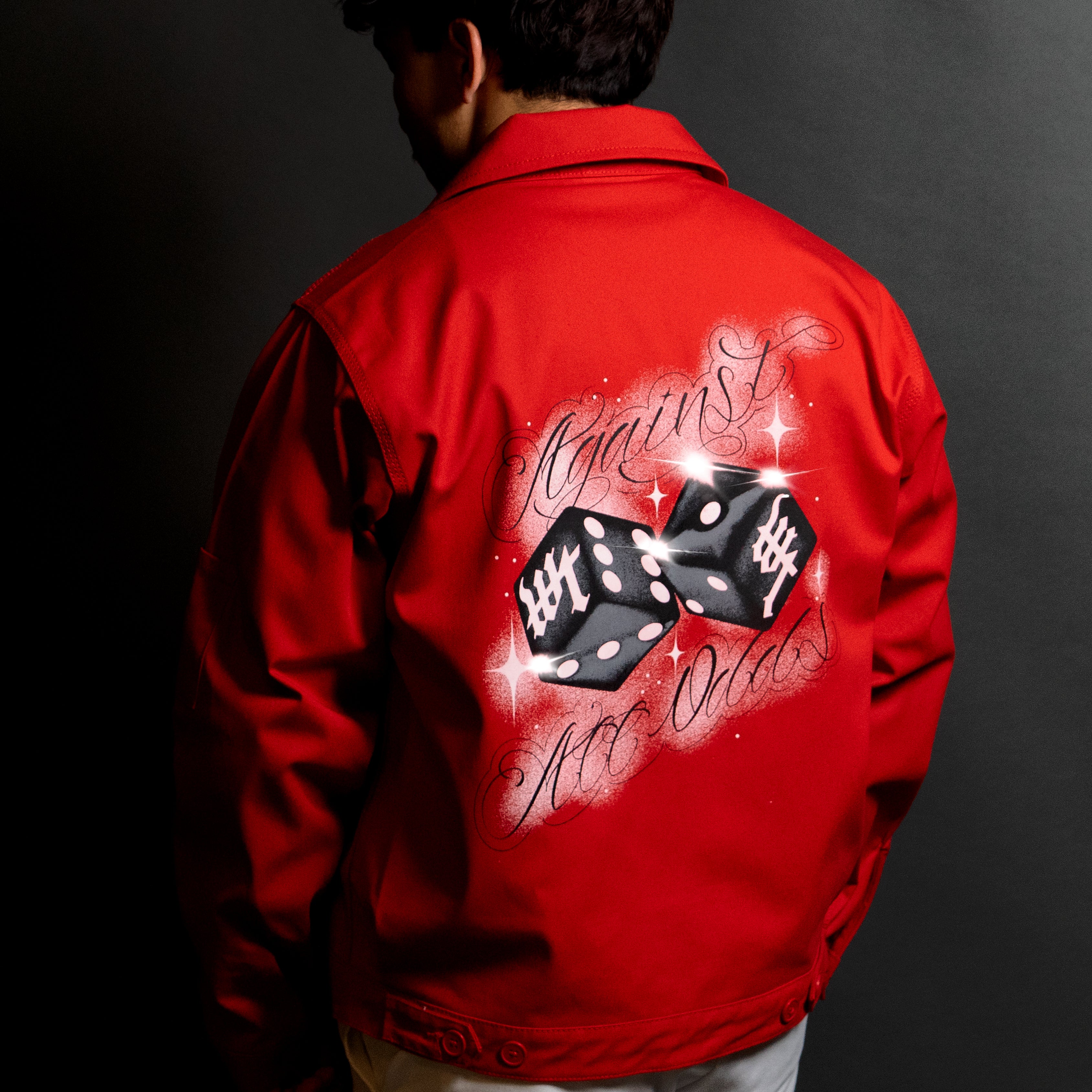 "Against All Odds" Work Jacket (RED)