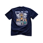 Load image into Gallery viewer, &quot;Ride or Die&quot; Heavyweight T-Shirt (Navy)
