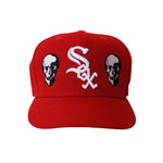 Load image into Gallery viewer, &quot;Skull&quot; White Sox Fitted Cap
